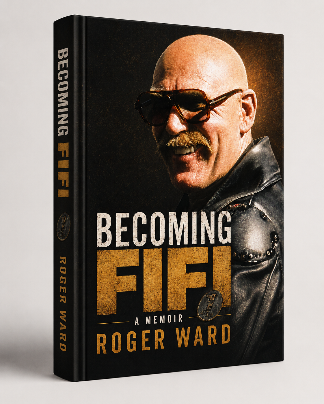 Becoming Fifi book mockup on a light background